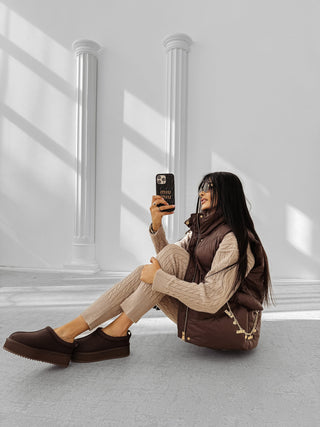 RAIN women's vest chocolate