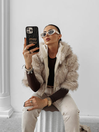 LANIKA women's jacket light beige