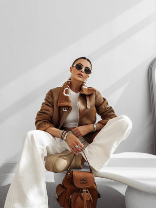 LENNOX women's jacket caramel