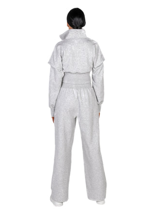 Women's FIFTH AVENUE SET gray tracksuit