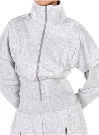 Women's FIFTH AVENUE SET gray tracksuit