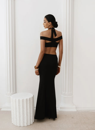 TULUM DRESS LONG DRESS BLACK