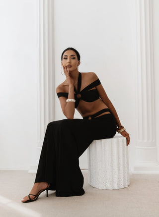 TULUM DRESS LONG DRESS BLACK